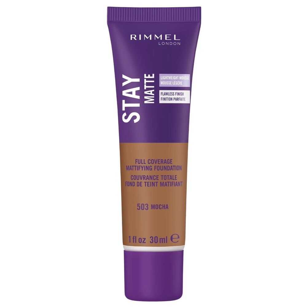 Rimmel STAY Matte Lightweight Mousse Full Coverage Mattifying Foundation 503